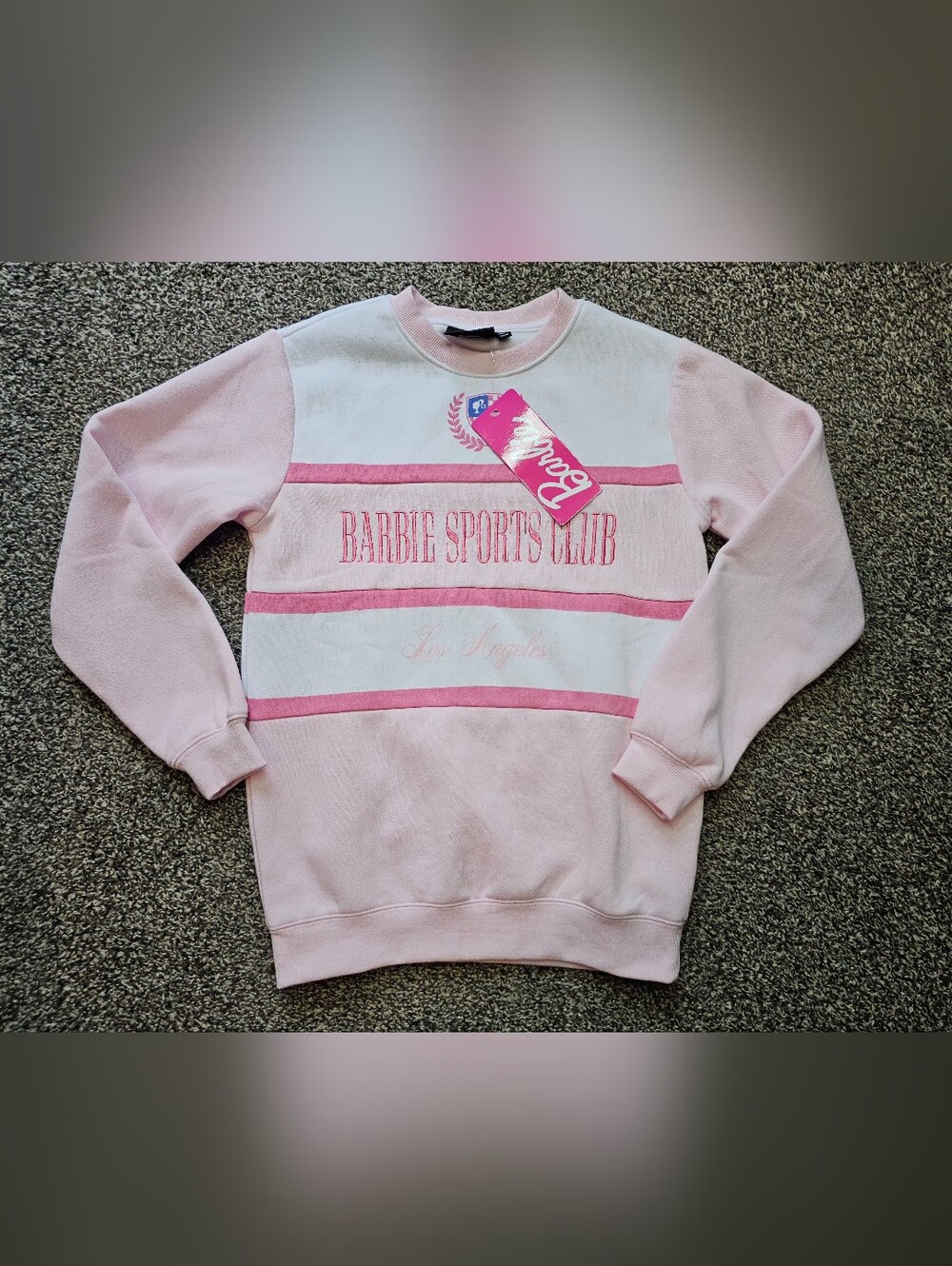 Nwt Girls Barbie Sweatshirt sz 10/12